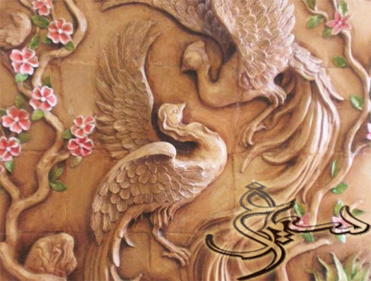 تابلو مينياتور سفال نقش برجسته_اردبیل - تصویر 1