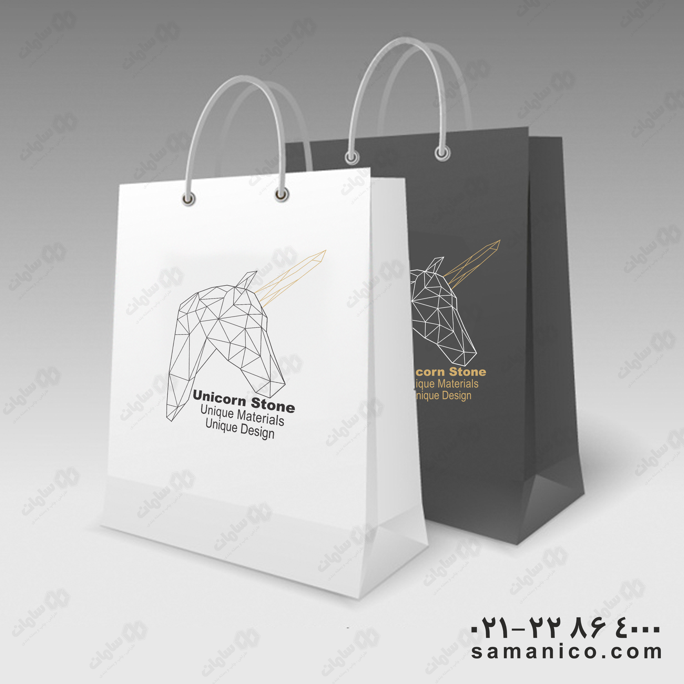 طراحی , چاپ , ساخت و تولید انواع ساک دستی - تصویر 1