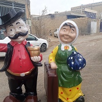 مجسمه ننه سرما و عمونوروز ویژه نوروز