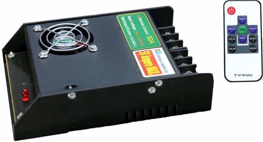 کنترلر RGBکنترلی wireless(رادیوئی )50 آمپر Emax - تصویر 1