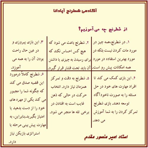 تدریس شطرنج آنلاین،خصوصی،حضوری و عمومی - تصویر 2