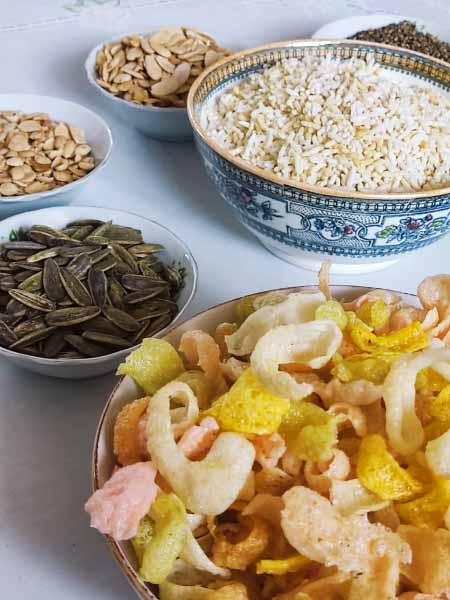 پک تنقلات سالم و ژیمی،برنجک و گندمک،شاهدانه - تصویر 2