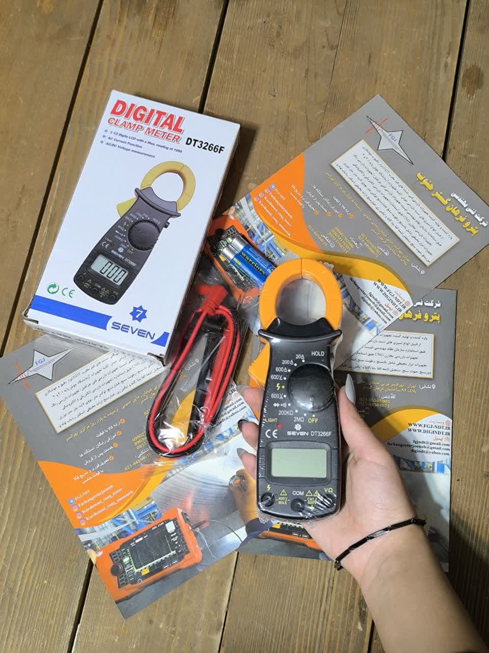 آمپر متر کلمپی برندSEVEN مدل DT3266F - تصویر 2