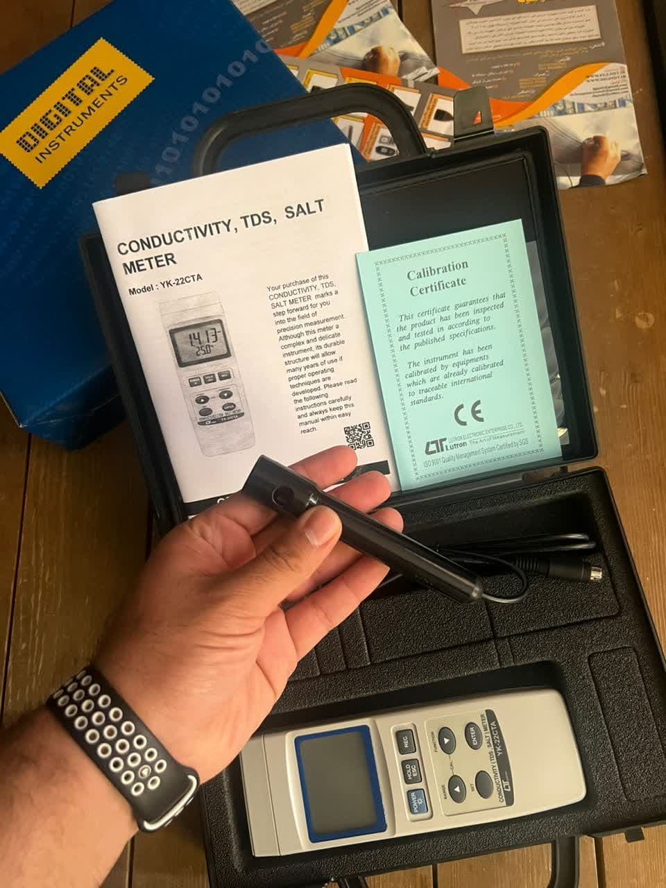 کنداکتیویتی متر  برند LUTRON مدل YK-22CTA - تصویر 2