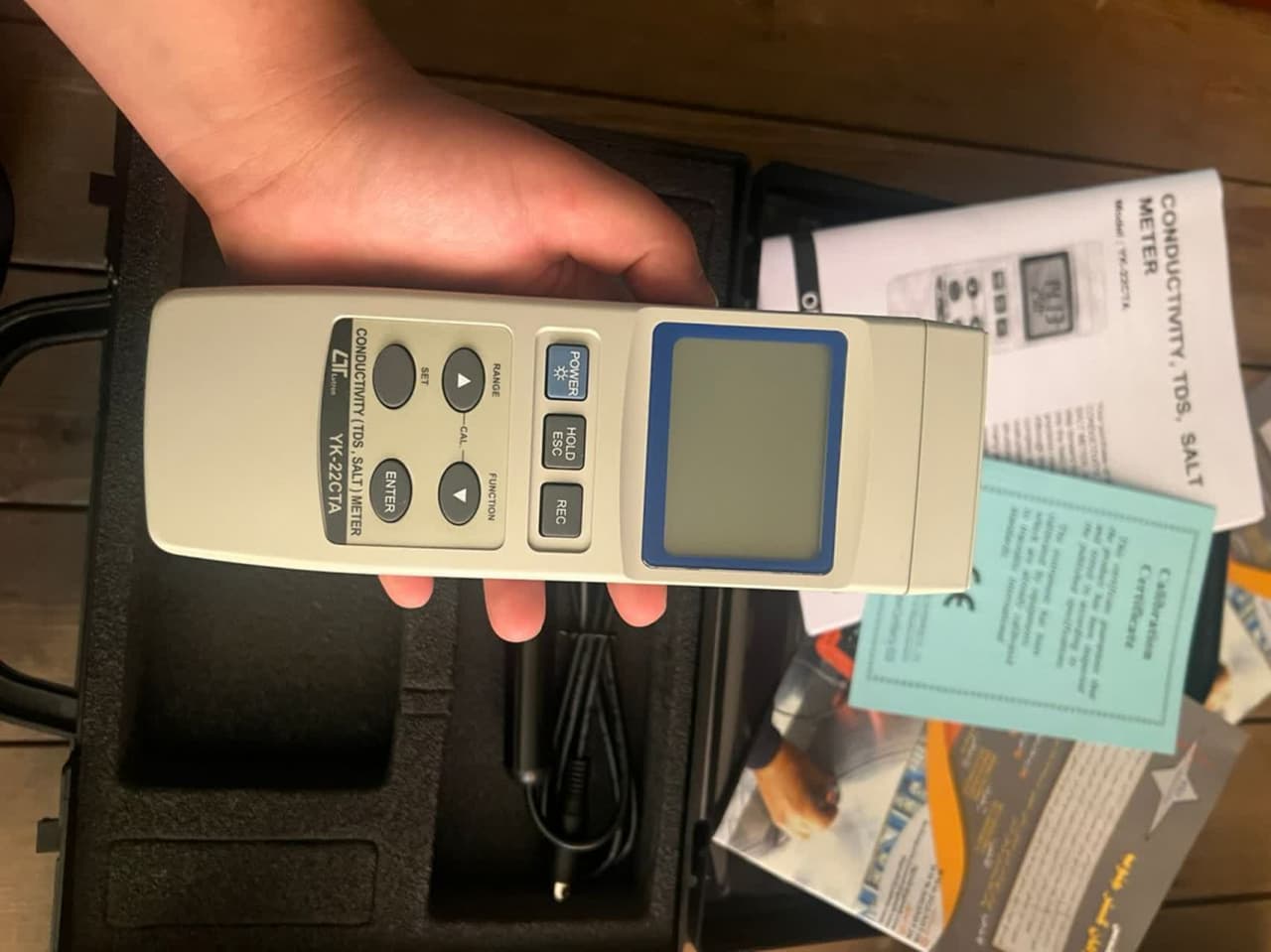 کنداکتیویتی متر  برند LUTRON مدل YK-22CTA - تصویر 1
