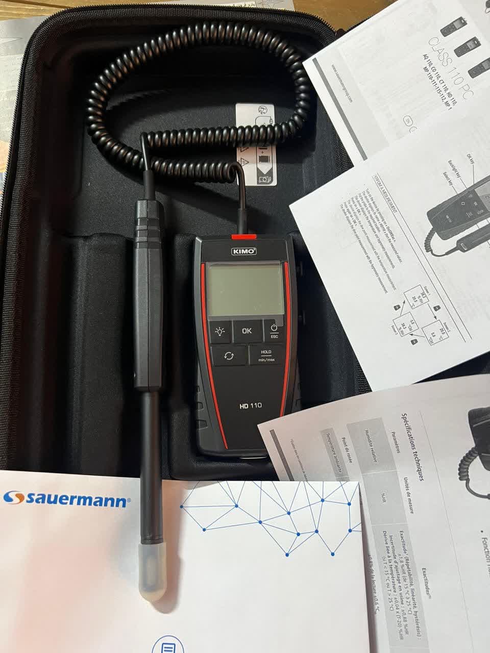 دما و رطوبت سنج برند کیمو مدل KIMO HD100 - تصویر 1