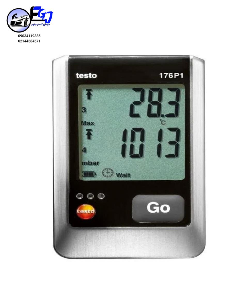 دیتالاگر دما و فشار 4 کاناله برند TESTO مدل 176P1 - تصویر 1