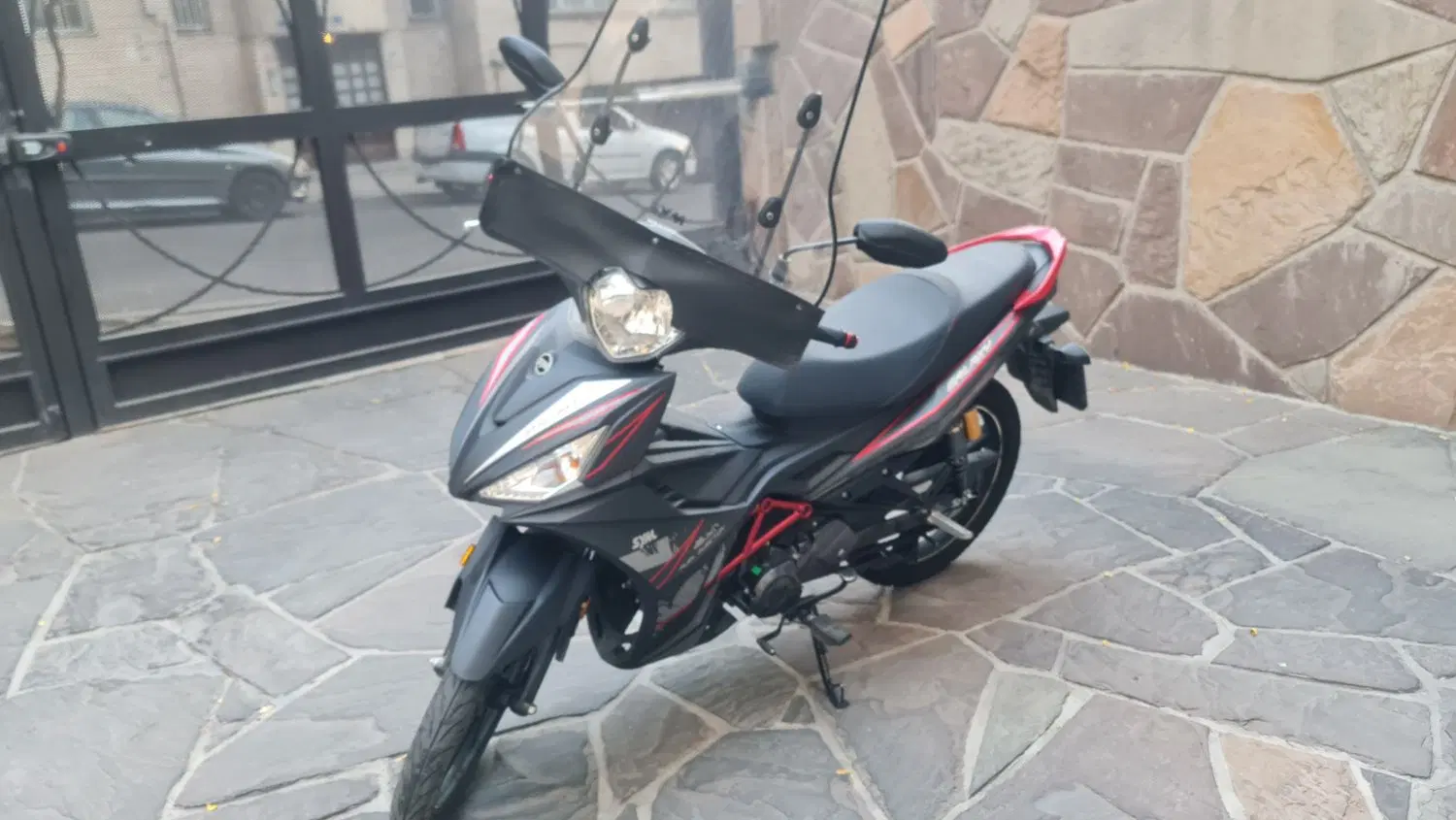 sym Galaxy  x125    قرمز مشکی - تصویر 3