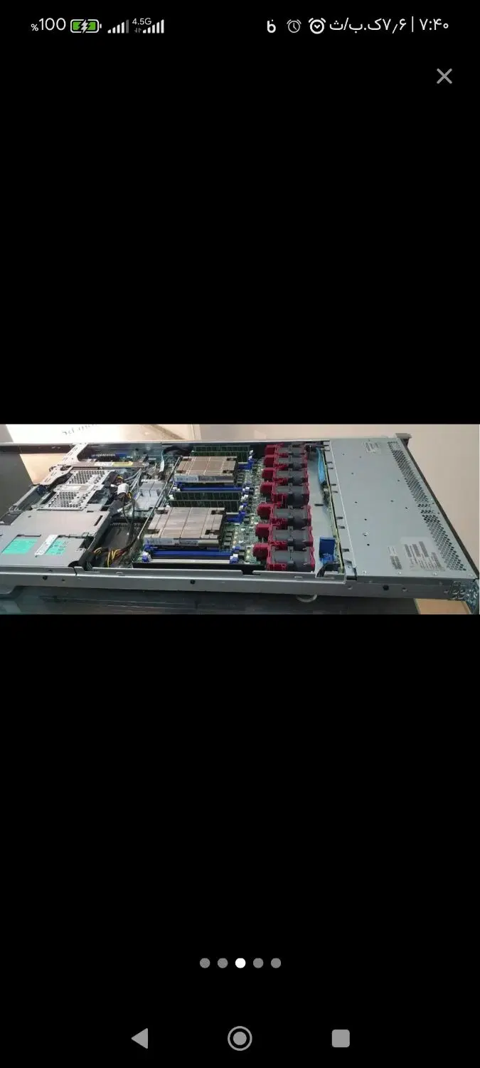 SERVER HP dl360 g9 8sff اورجینال