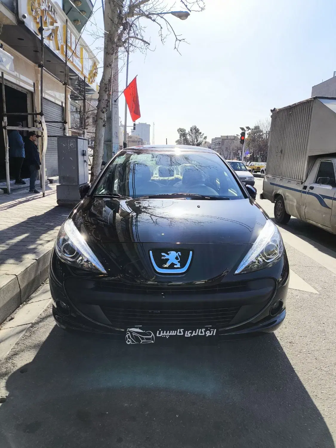 پژو 207 مشکی هیدرولیک سقف فلز .. مدل 1405 صفر